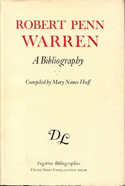 Image for Robert Penn Warren: A Bibliography