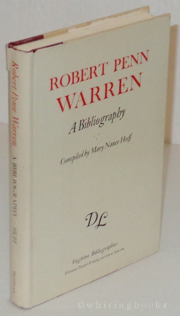 Image for Robert Penn Warren: A Bibliography