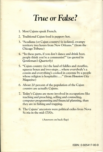 Image for The Truth about the Cajuns
