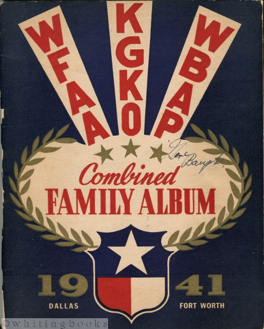 Image for [Radio] WFAA WBAP KGKO Dallas-Fort Worth Combined Family Album 1941