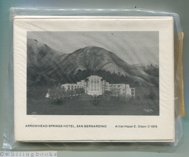 Image for Hazel E. Olson Pen and Ink Drawing [Note Cards] of Arrowhead Springs Hotel, San Bernardino County, California