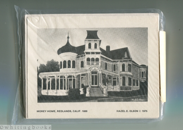 Image for Hazel E. Olson Pen and Ink Drawing [Note Cards] of the 1889 Morey Home in Redlands, California [1975], San Bernardino County, California
