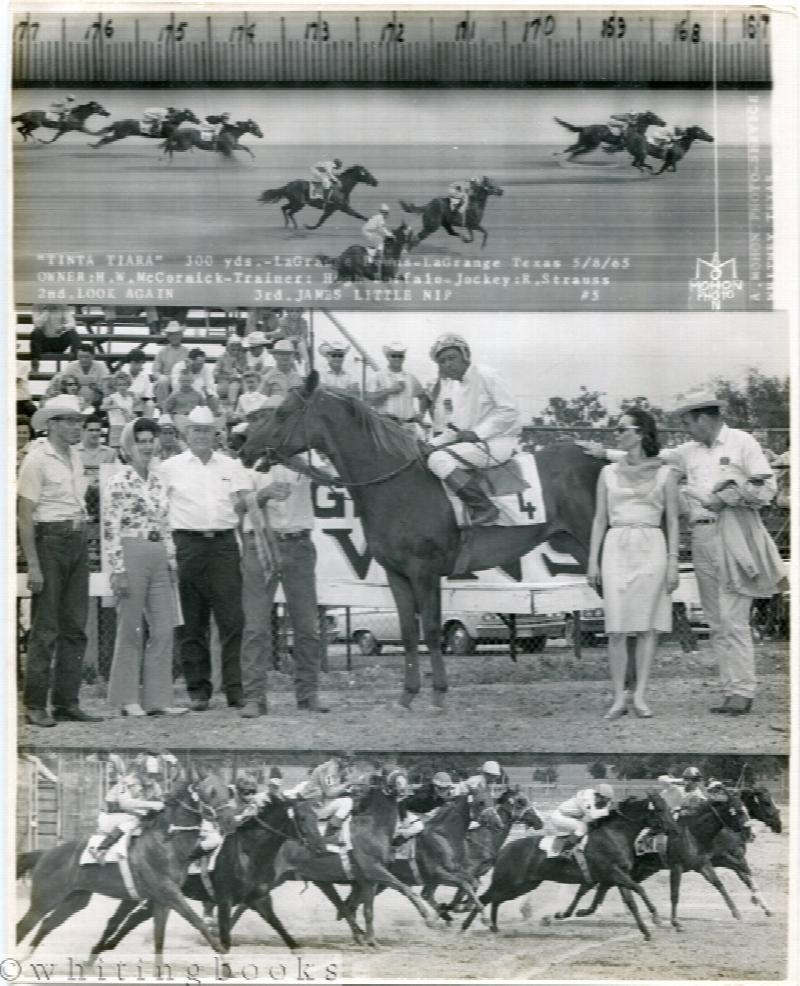 Image for LaGrange Downs Horse Racing Photograph - LaGrange, Texas 1965