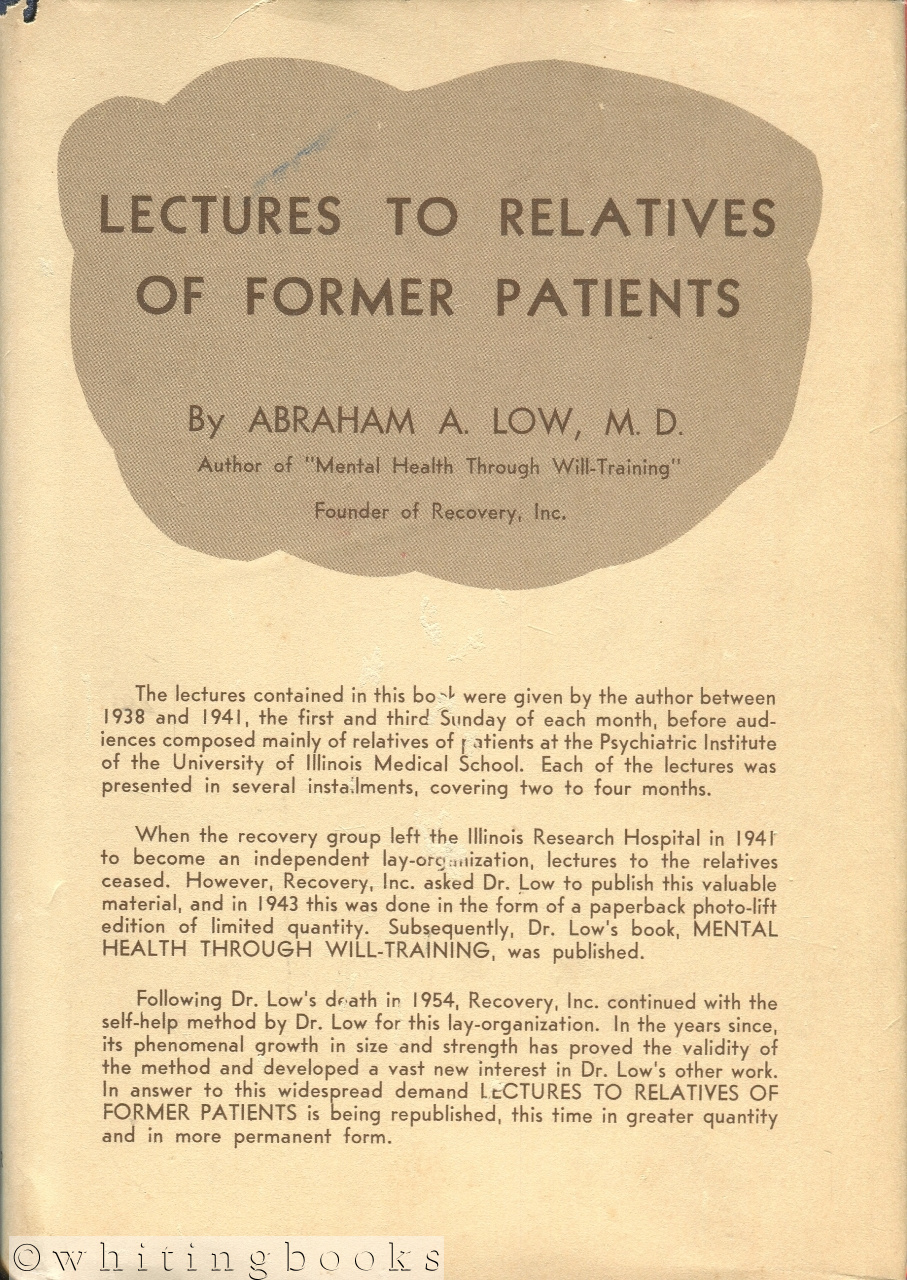 Image for Lectures to Relatives of Former Patients Lectures to Relatives of Former Patients