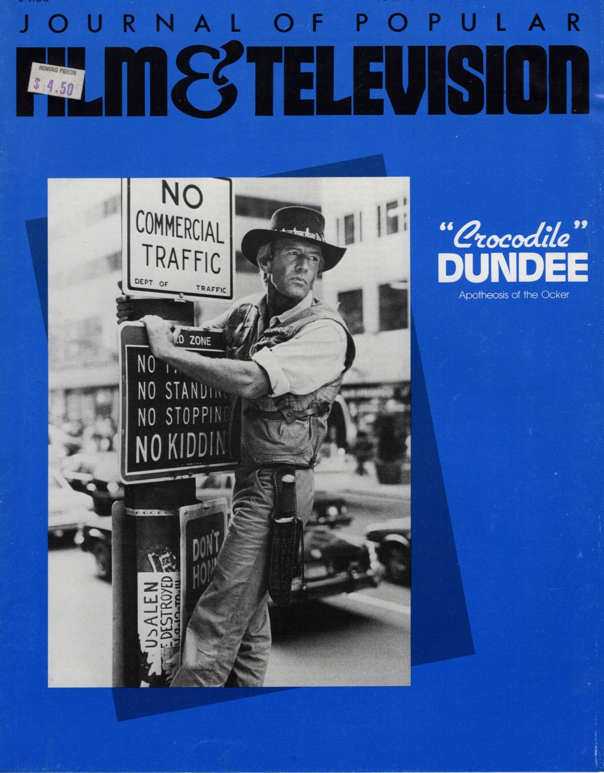 Journal of Popular Film & Television Volume 15, Number 4, Winter 1988 [Crocodile Dundee Cover]