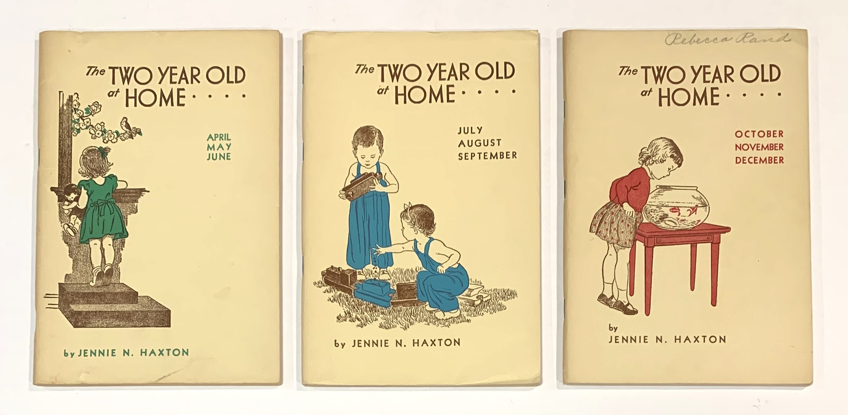 Three issues of The Two-Year-Old at Home: A Quarterly Guide for Parents of Two-Year-Olds