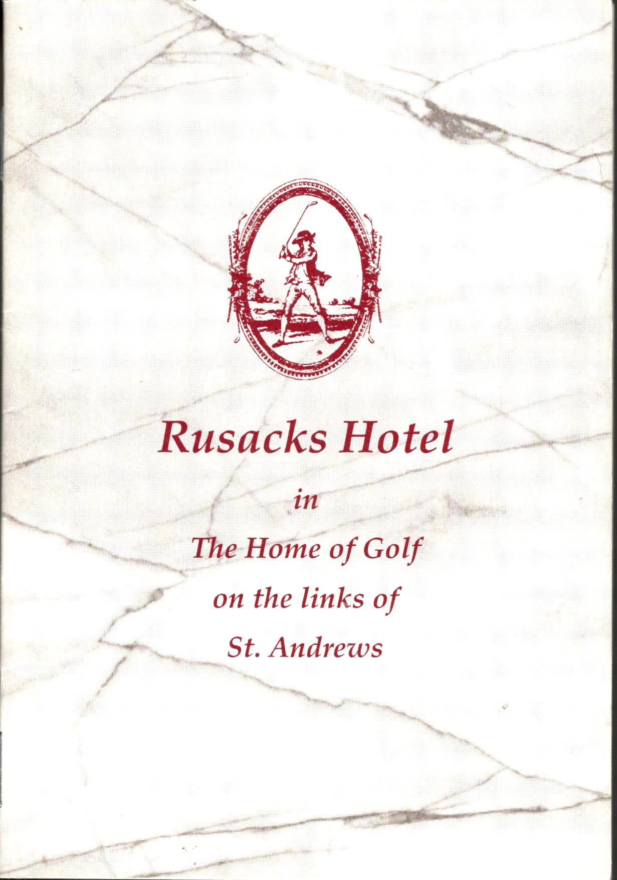 Rusacks Hotel in the Home of Golf on the Links of St. Andrews