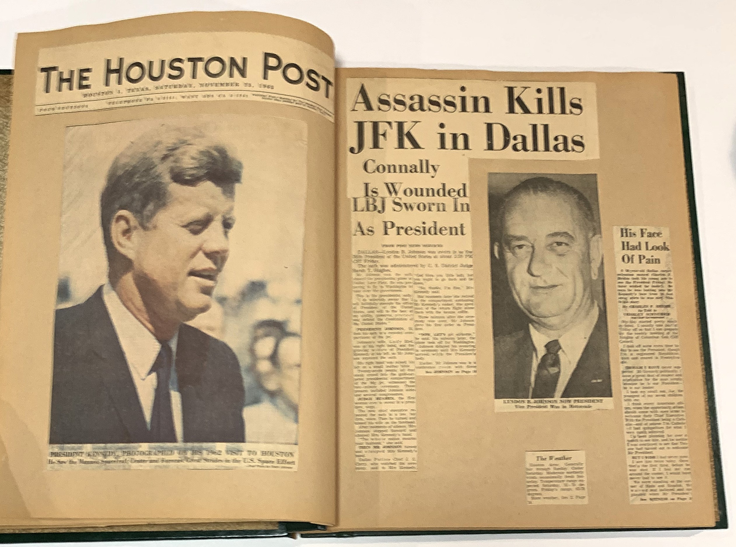 Assassinations of President John F. Kennedy (1963) and his Brother Robert F. Kennedy (1968)