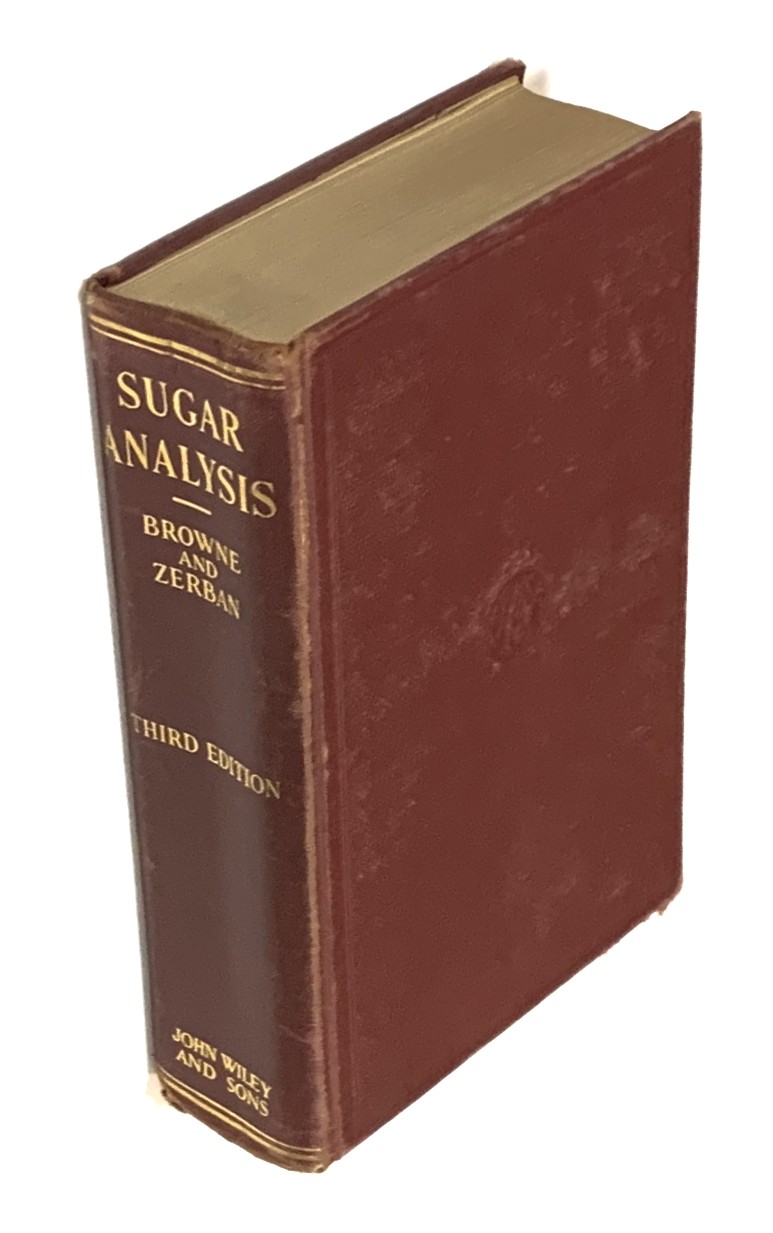 Physical and Chemical Methods of Sugar Analysis: A Practical and Descriptive Treatise for Use in Research, Technical, and Control Laboratories; NY: John Wiley and Sons, 1941 Third Edition