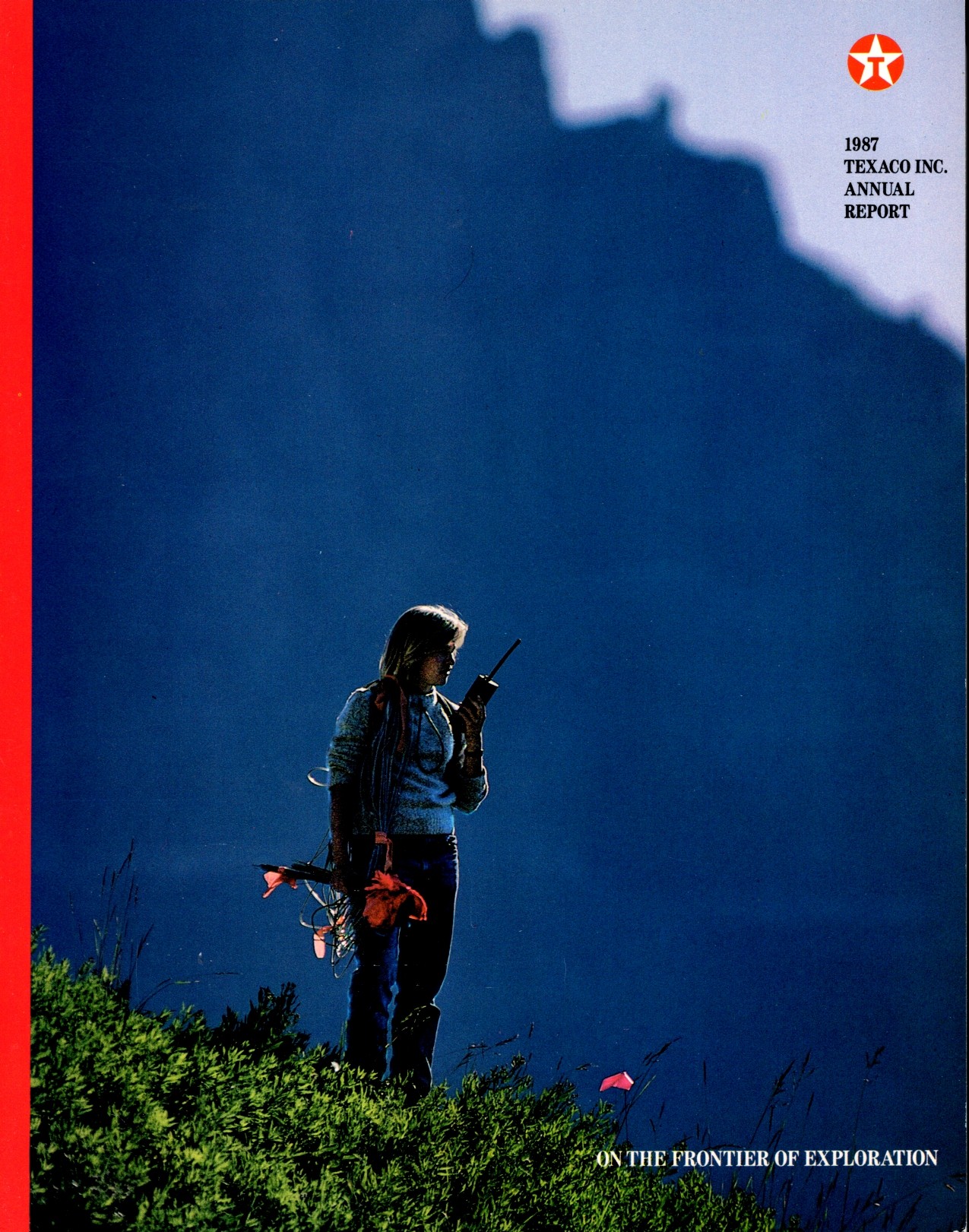 Texaco, Inc. Annual Report 1987: On the Frontier of Exploration