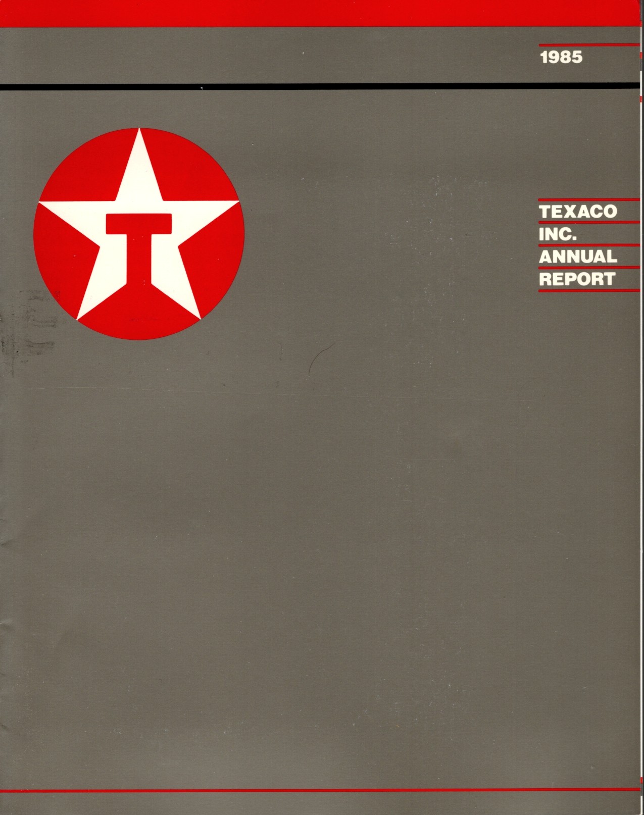 Texaco, Inc. Annual Report 1985