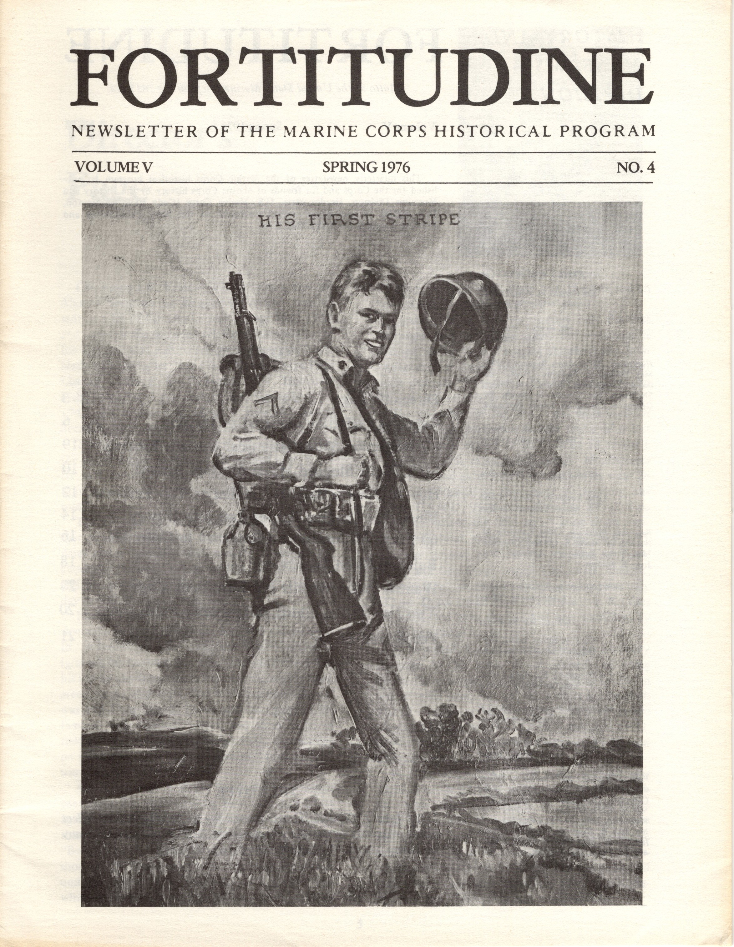 Fortitudine: Newsletter of the Marine Corps Historical Program Volume V, No. 4 Spring 1976