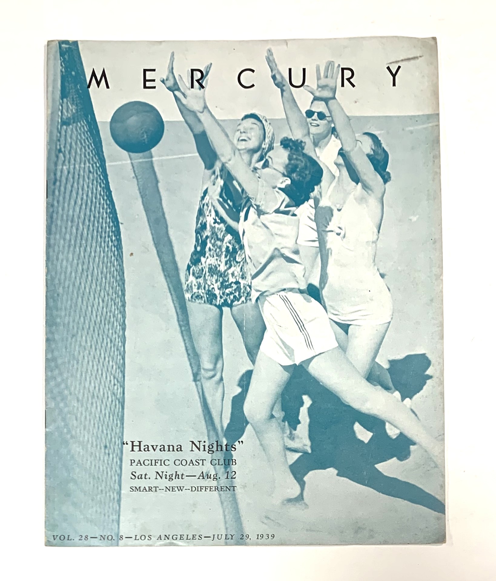 Mercury, Vol. 28, No. 8, July 29, 1939 [Los Angeles Athletic Club Publication]