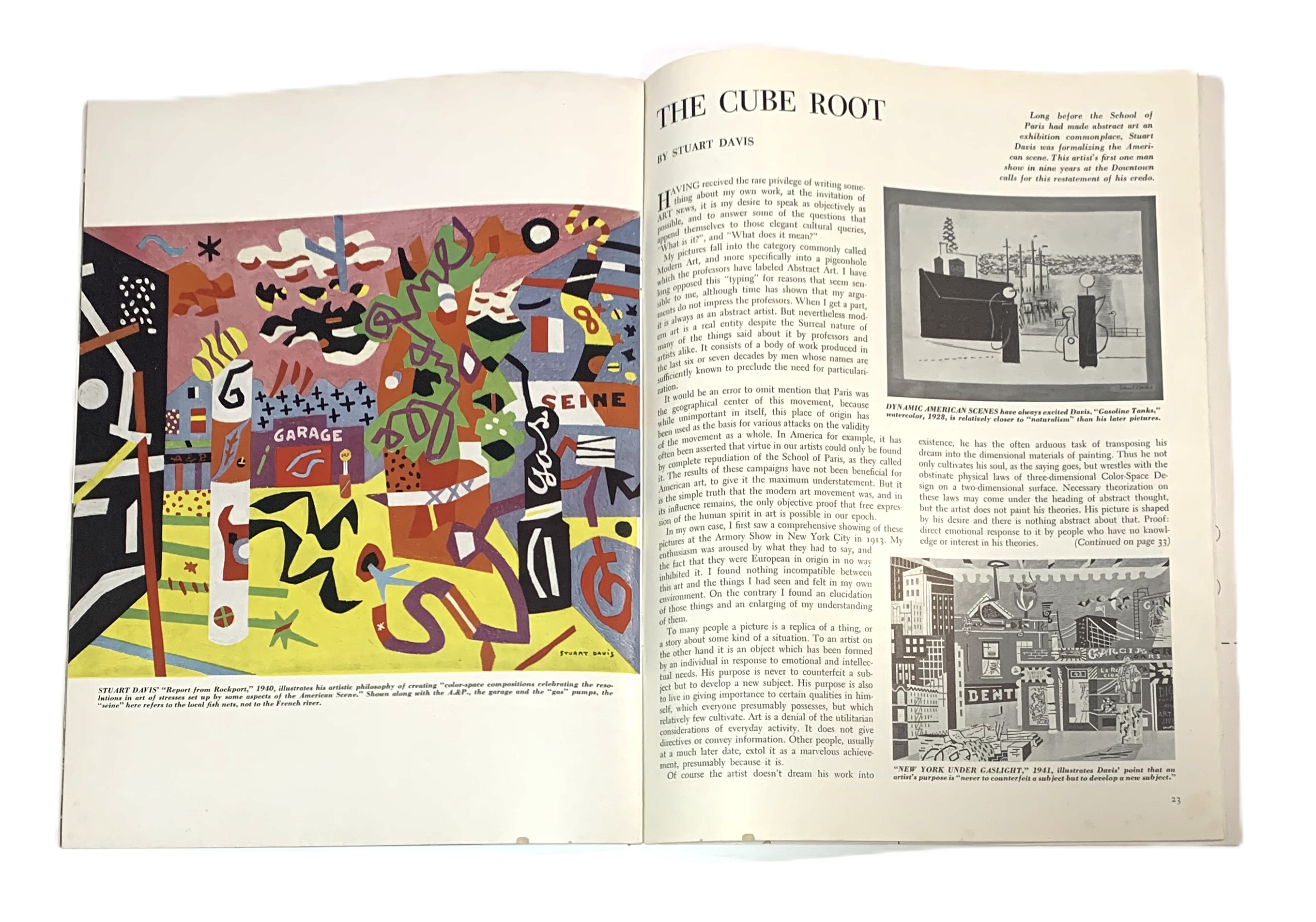 Art News February 1-14, 1943 [Cover art woodcut by Emil Ganso]