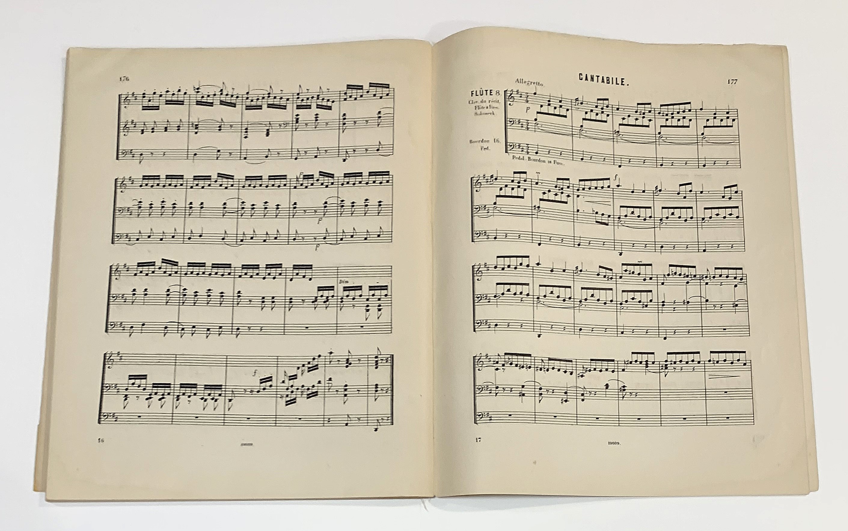 Ecole d'Orgue : Basee sur le Plain-Chant Romain (Organ School: Based on Roman Plainchant), 2nd PART ONLY