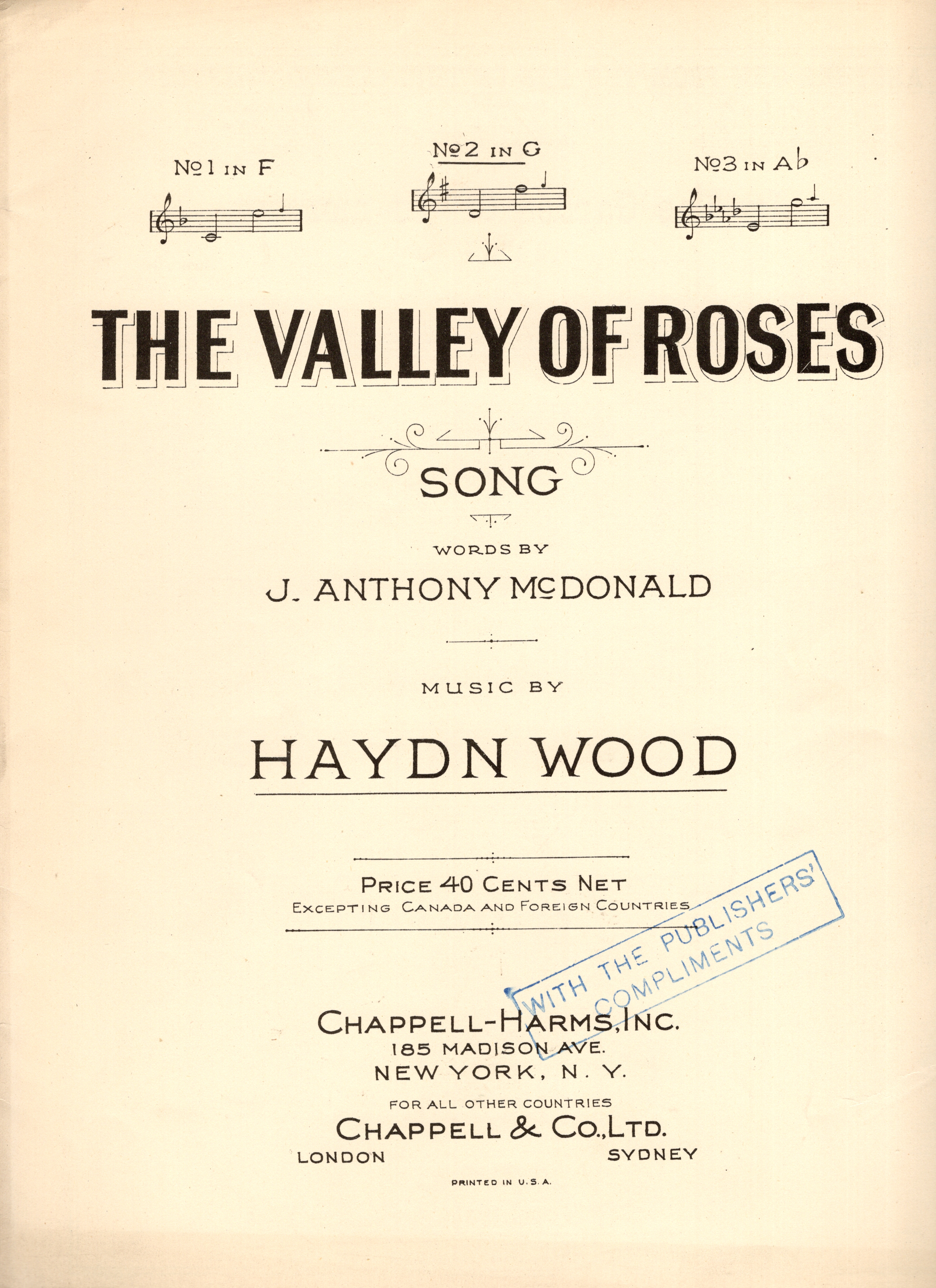 Image for The Valley of Roses The Valley of Roses