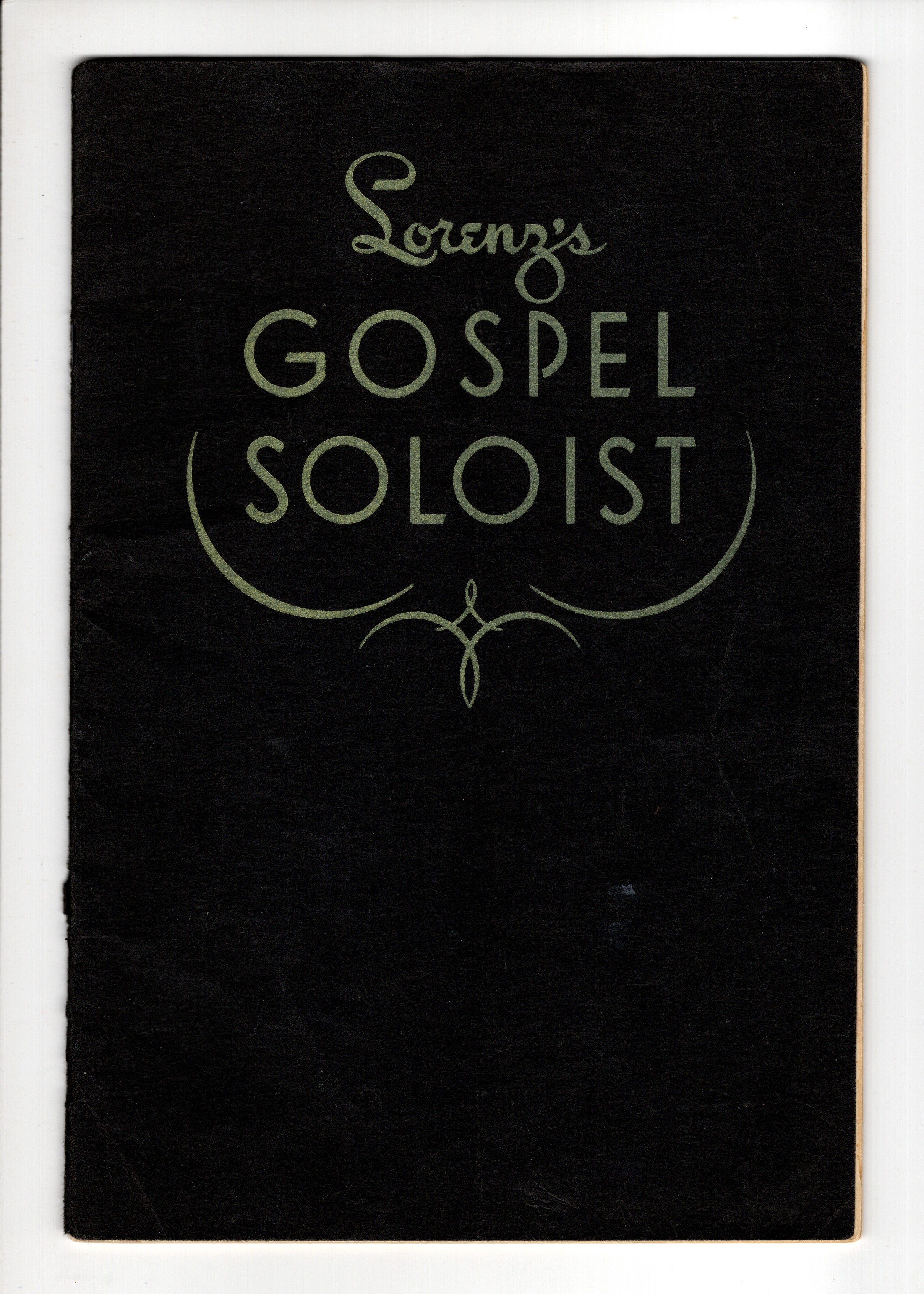 Gospel Soloist for Use in Evangelistic Services