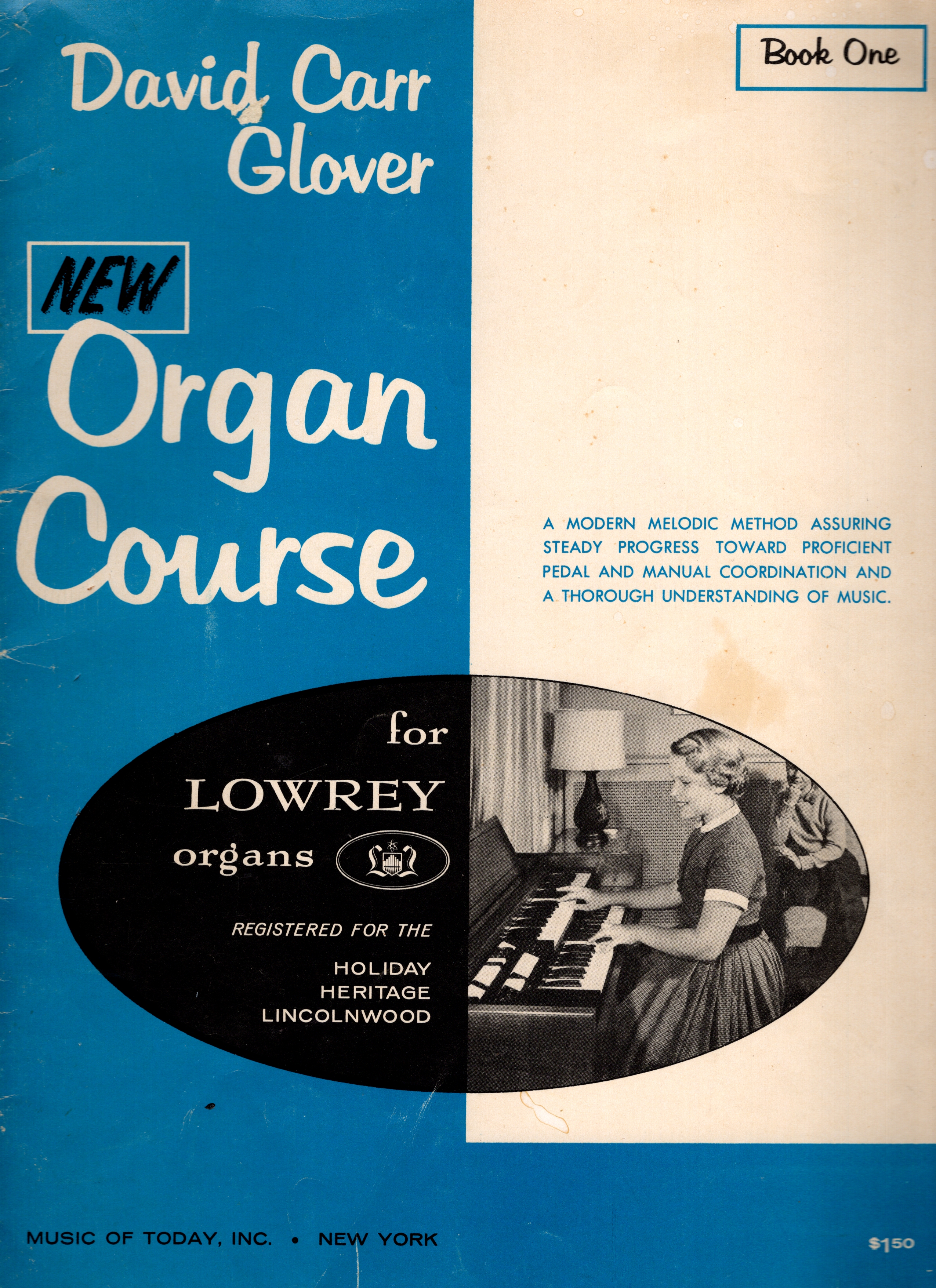 New Organ Course for Lowrey Organs Registered for the Holiday, Heritage, Lincolnwood: Book One
