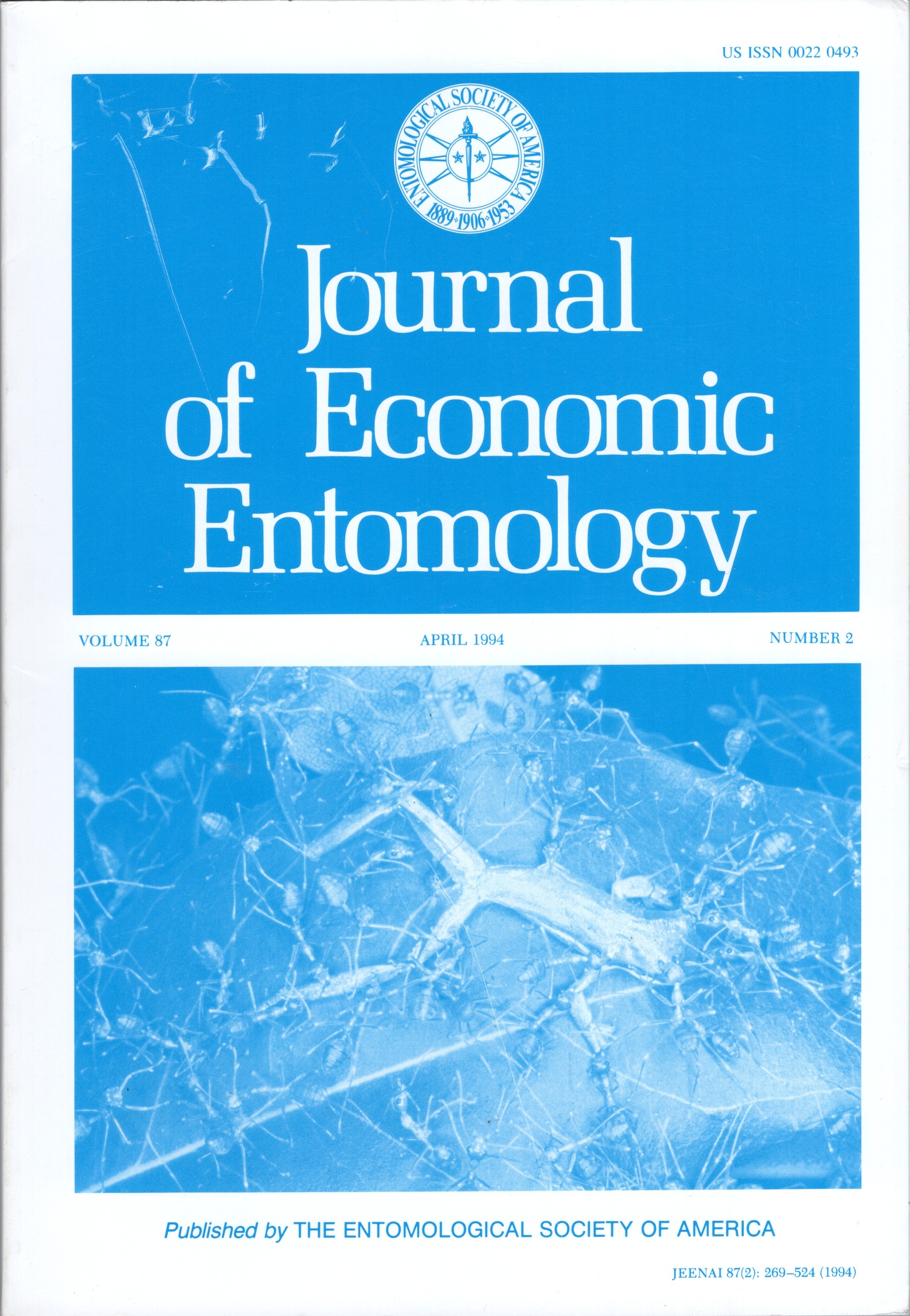 Journal of Economic Entomology, Volume 87, Number 2, April 1994