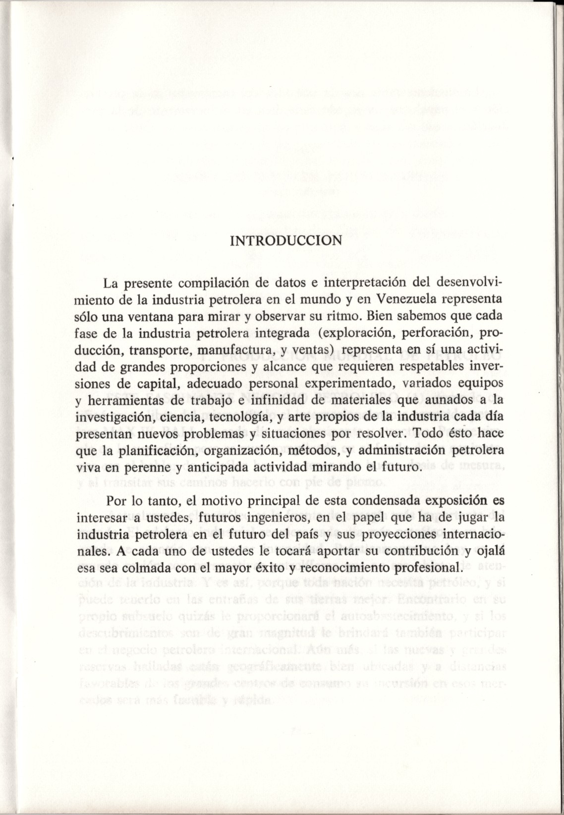 La Industria Petrolera y la Economia del Pais