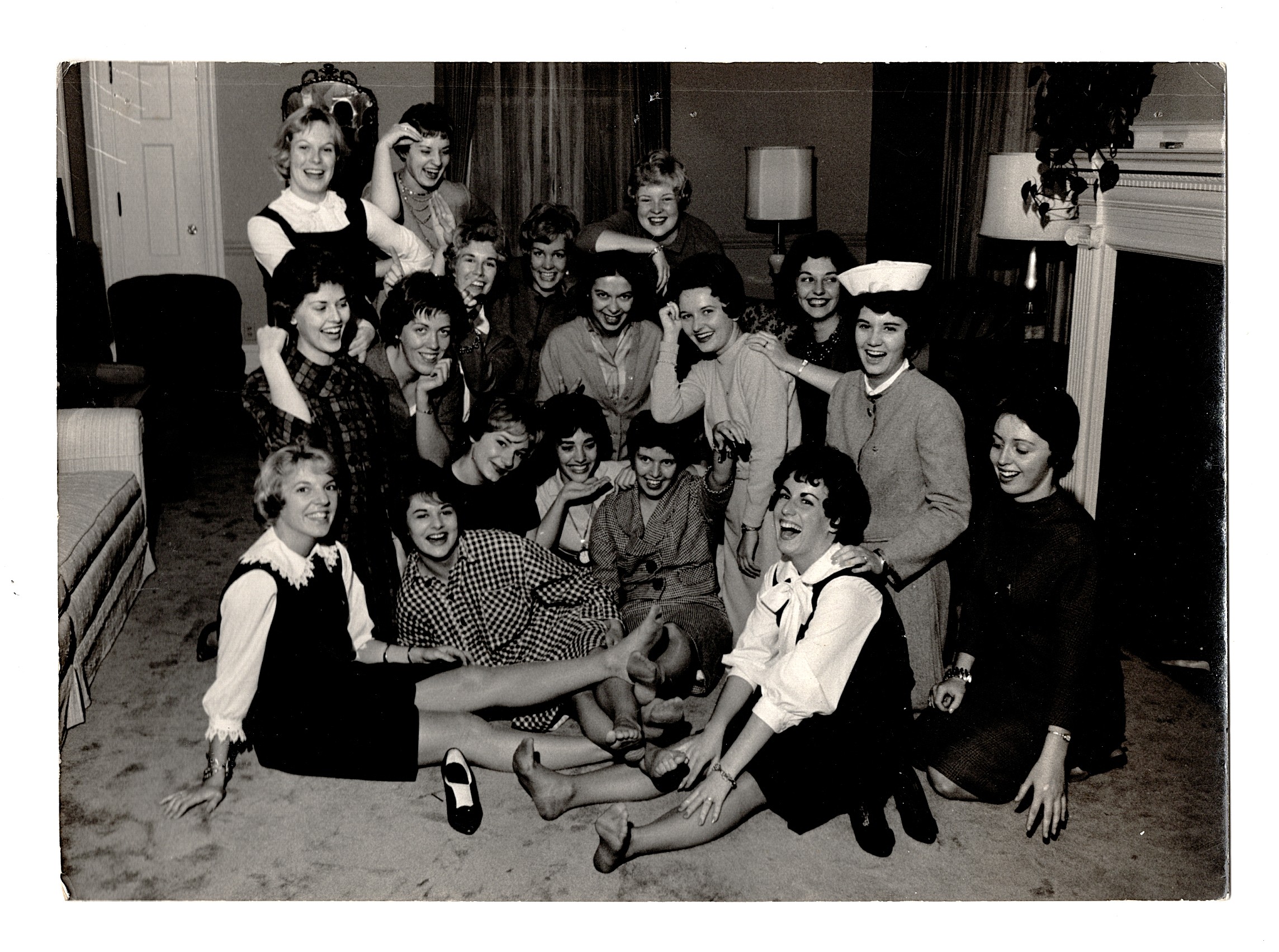 Gene Coffman Photograph: Madison, Wisconsin Young Women's Party 1960s