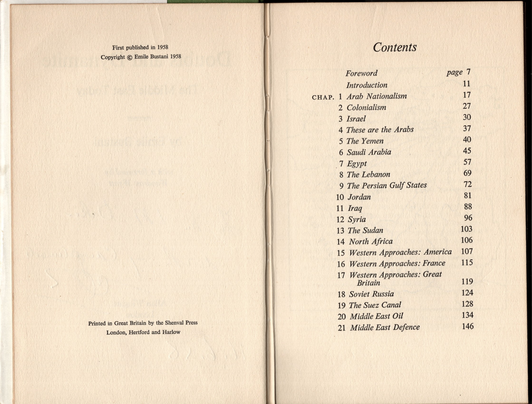 Doubts and Dynamite: The Middle East Today