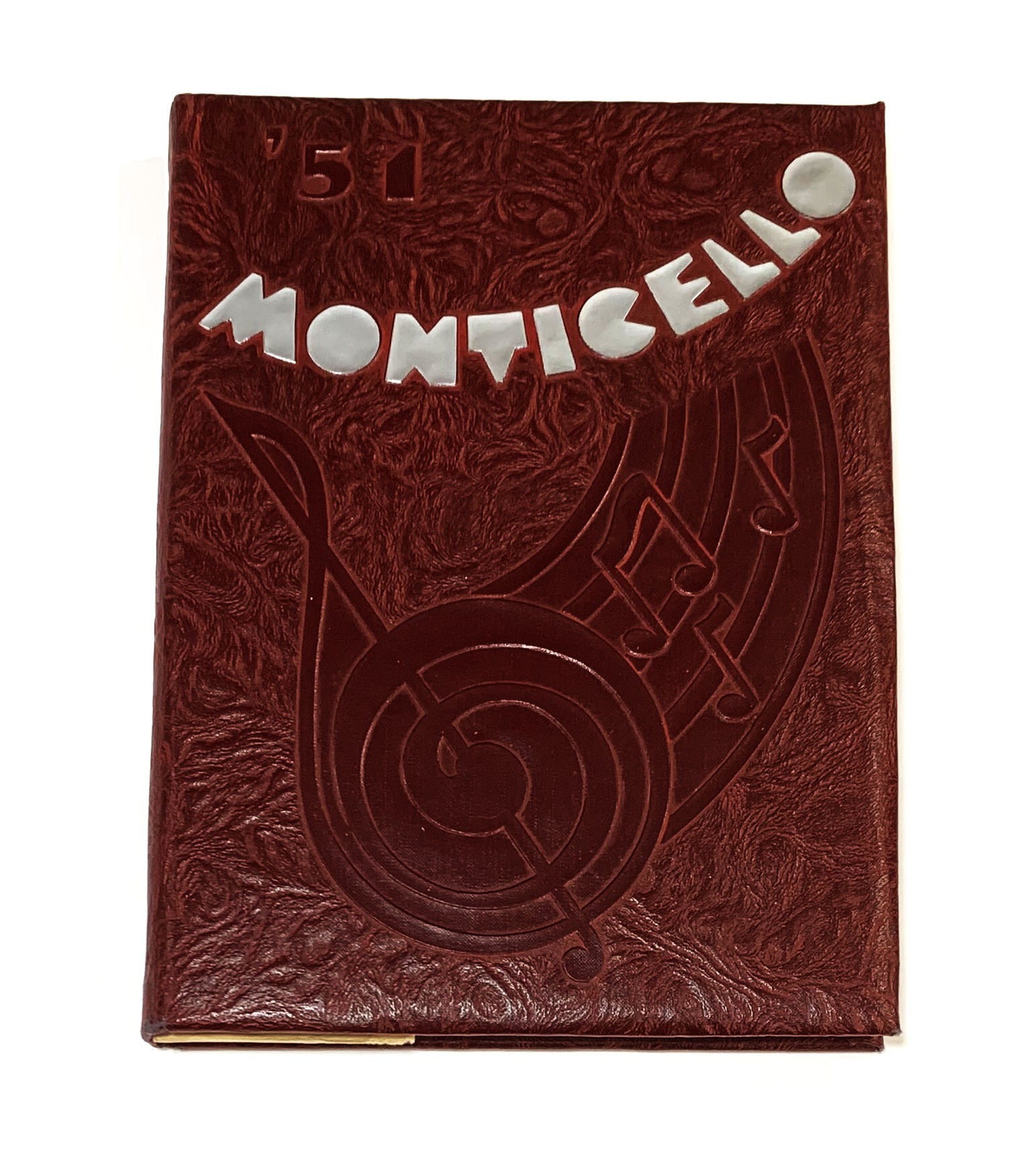 Monticello Yearbook 1951 for Thomas Jefferson High School in San Antonio, Texas