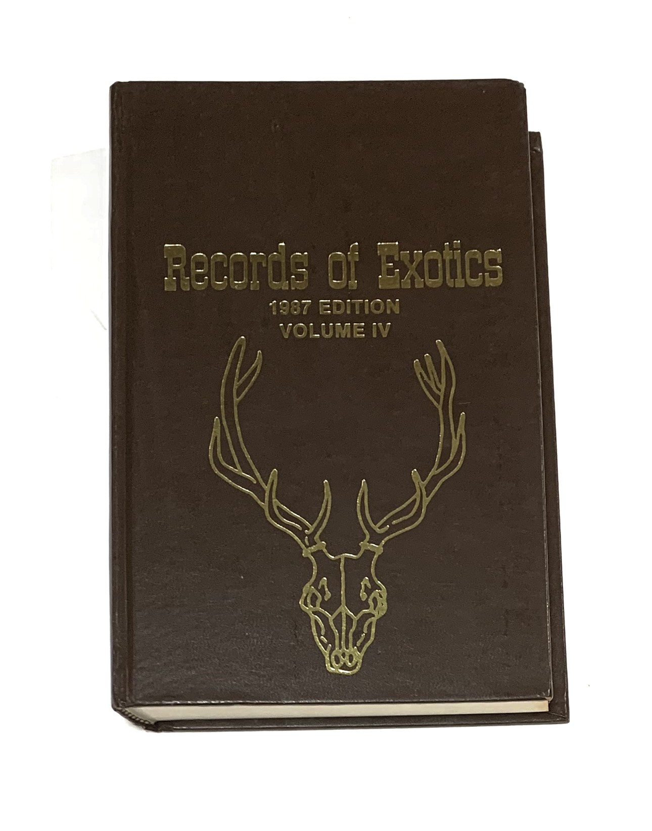 Records of Exotics: Volume IV, 1987 Edition