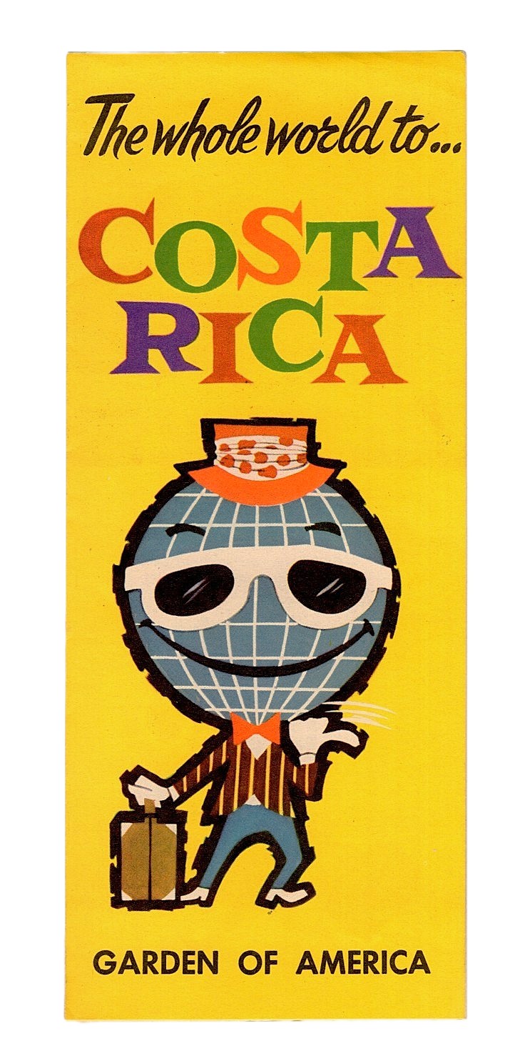 Costa Rica Tourism Brochure 1950s: 