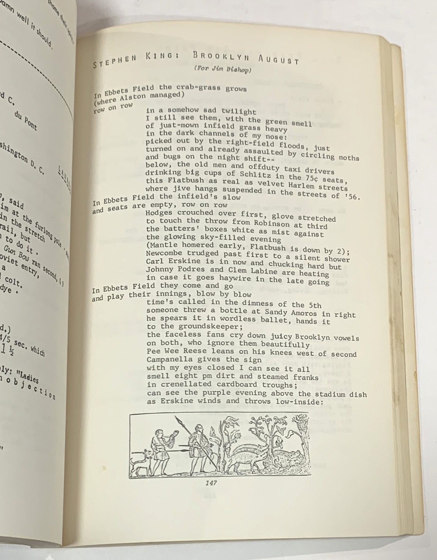 Image for Io 10: Baseball Issue [1971, Stephen King Poem Io 10: Baseball Issue [1971, Stephen King Poem