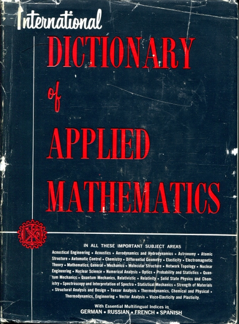 Image for International Dictionary of Applied Mathematics