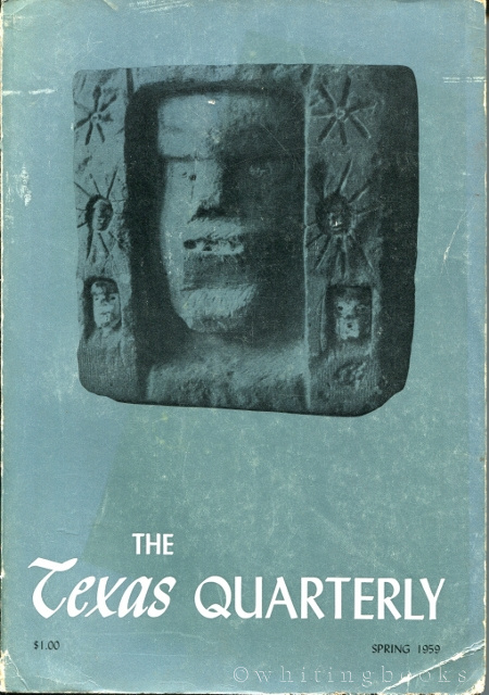Image for The Texas Quarterly, Volume II, Number I, Spring 1959, with Supplement: The Muse in Mexico