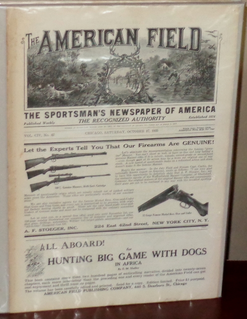 Image for The American Field Sportsman's Newspaper, October 17, 1925, Vol. CIV, No. 42
