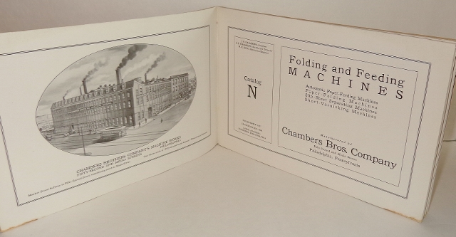 Image for Chambers Brothers Company Catalog N: Automatic Paper Feeders & Paper-Folding Machines