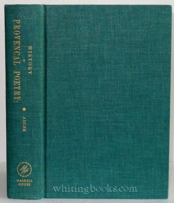 Image for History of Provencal Poetry