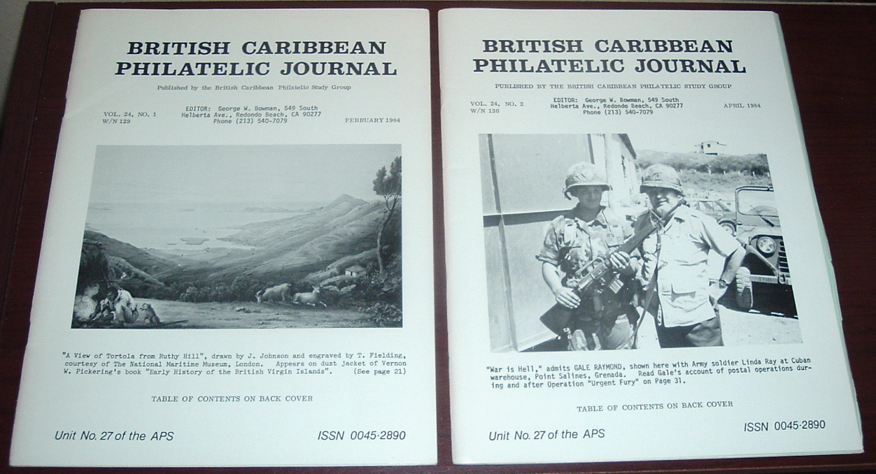 Image for British Caribbean Philatelic Journal, 1984 Complete, Vol. 24, Nos. 1 to 5 British Caribbean Philatelic Journal, 1984 Complete, Vol. 24, Nos. 1 to 5