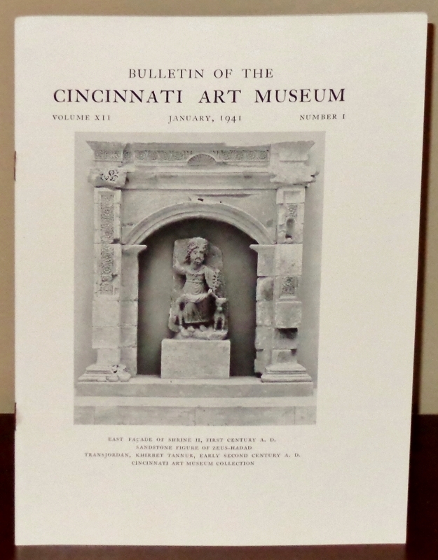Image for Bulletin of the Cincinnati Art Museum, Volume XII, Number 1,  January 1941