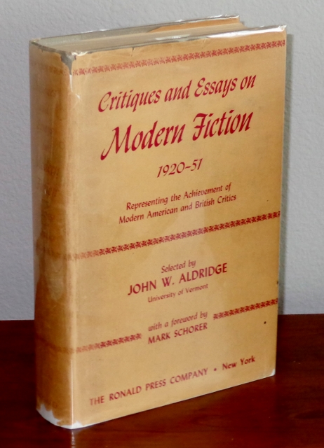 Image for Critiques and Essays on Modern Fiction 1920-51, Representing the Achievement of Modern American and British Critics