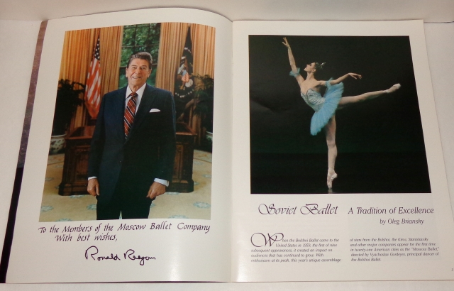 Moscow Ballet 1987 American Debut - Souvenir Book