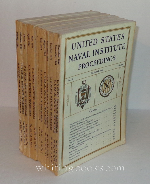 Image for United States Naval Institute Proceedings 1944, Volume 70, Complete