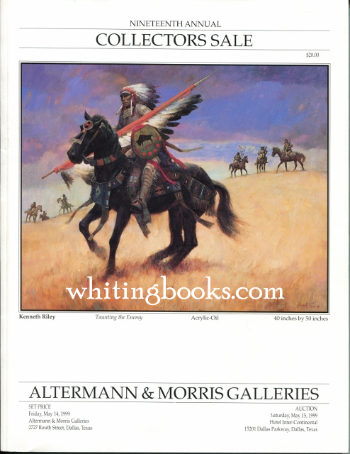 Image for Altermann & Morris Galleries Nineteenth Annual Collectors Sale May 15, 1999, Dallas