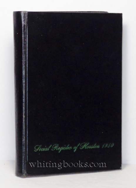 Image for Social Register of Houston 1950