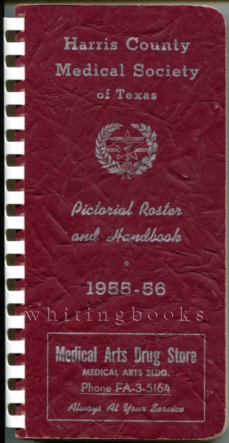 Image for Harris County Houston Texas Medical Society Pictorial Roster Handbook 1955-56
