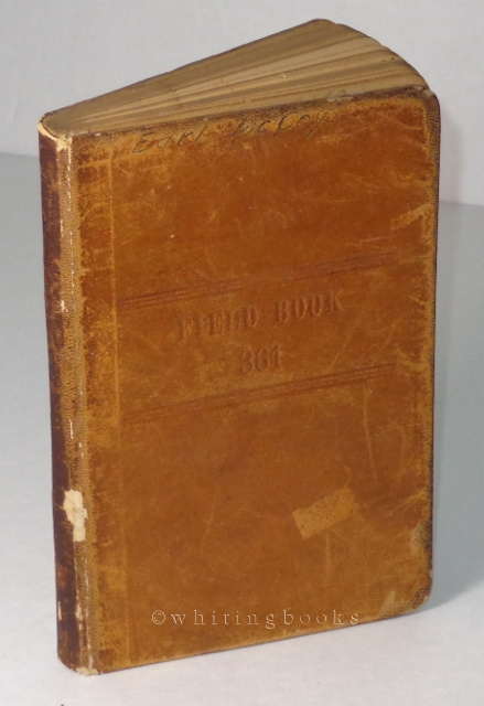 1909 Manuscript Field Notebook for an Ohio State University Student's Civil Engineering Land Surveying Class Image for 1909 Manuscript Field Notebook for an Ohio State University Student's Civil Engineering Land Surveying Class