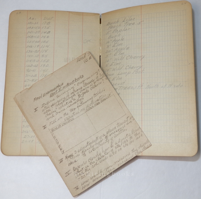 1909 Manuscript Field Notebook for an Ohio State University Student's
