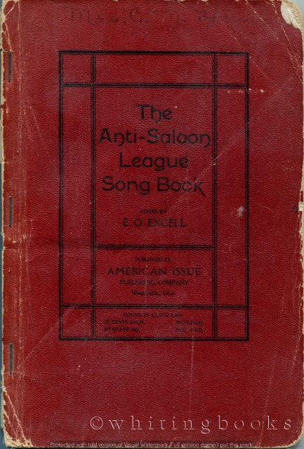 Image for The Anti-Saloon League Song Book