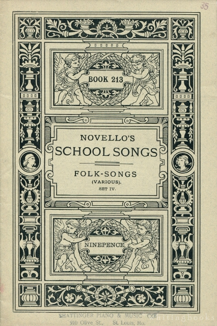 Image for Novello's School Songs, Book 213: Folk-Songs (Various), Set IV