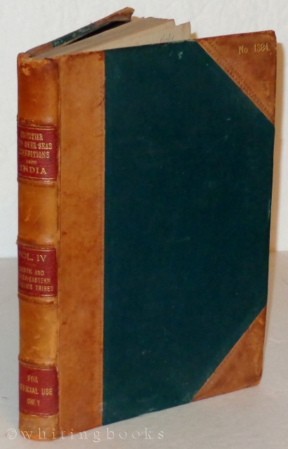 Image for Frontier and Overseas Expeditions from India, Volume IV: North-Eastern Frontier Tribes