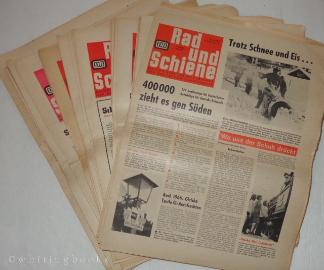 Image for Rad und Schiene: Nachrichten für alle Freunde der Deutschen Bundesbahn - 36 Issues, 1963-1966 (Wheel and Rail: News for All Friends of the German Federal Railways)
