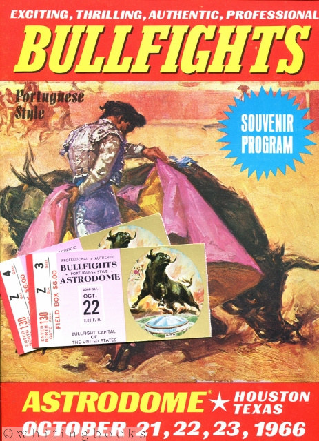 Image for Bullfights Portuguese Style Souvenir Program - Astrodome, Houston, Texas, October 1966